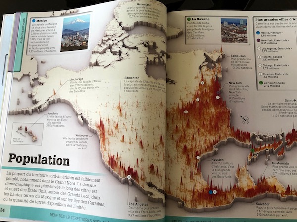 livre jeunesse : Le monde en carte 3D - DOKÉO