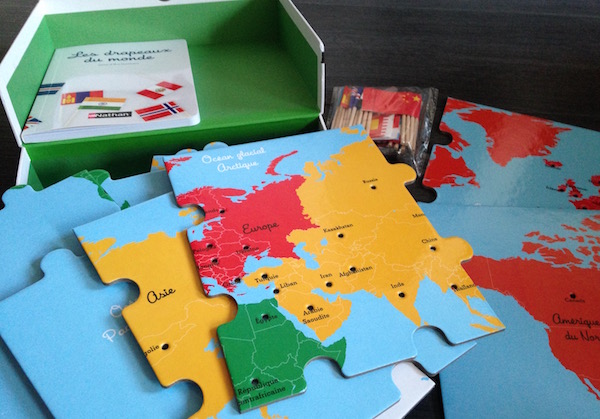 Mon coffret Montessori des drapeaux du monde - Dès 6 ans